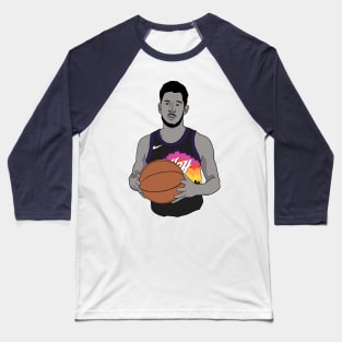 Devin Booker Phoenix Basketball Minimalist Baseball T-Shirt